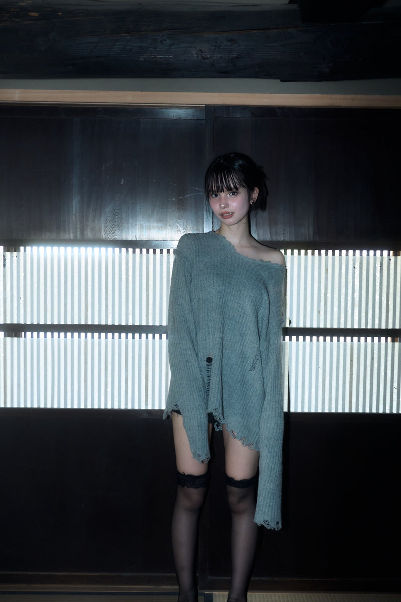 Damaged Knit Sweater