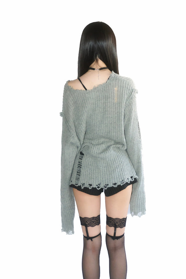 Damaged Knit Sweater hover